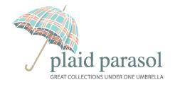 Plaid Parasol